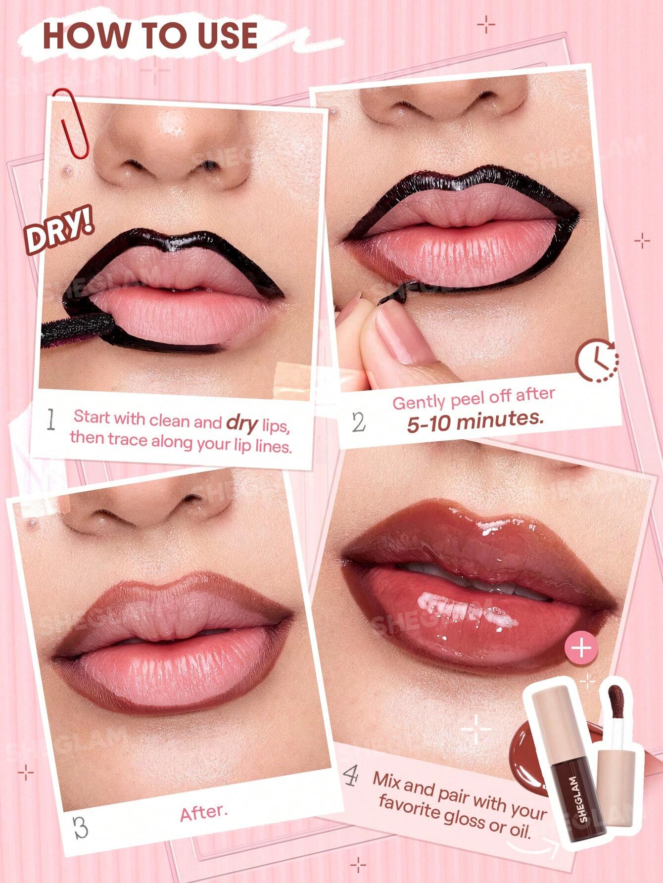 Sheglam Fall In Line Peel Off Lip Liner Stain
