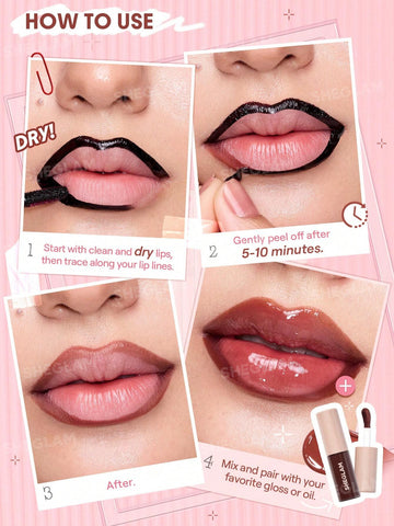Sheglam Fall In Line Peel Off Lip Liner Stain