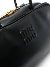Load image into Gallery viewer, Miu Miu logo-embossed leather shoulder bag