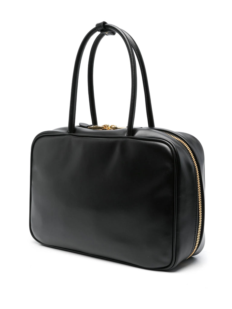 Miu Miu logo-embossed leather shoulder bag