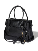 Load image into Gallery viewer, Miu Miu Solitaire Leather Tote Bag