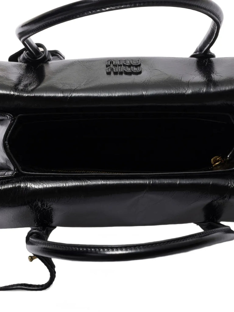 Miu Miu Solitaire Leather Tote Bag