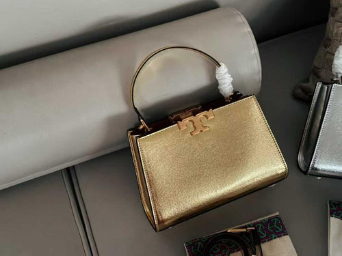Tory Burch Mini Eleanor Metallic Satchel