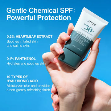 Anua - Heartleaf Silky Moisture Mild Sunscreen