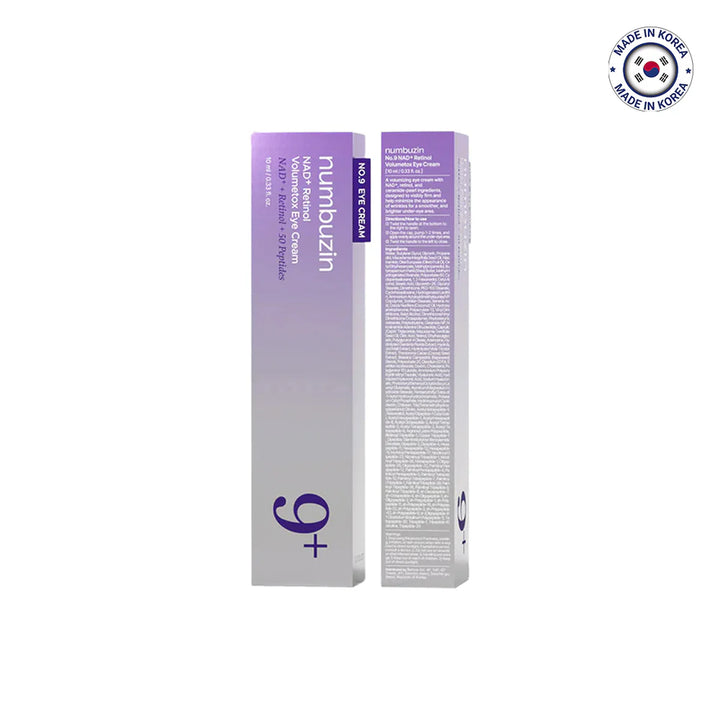 NUMBUZIN No.9 NAD+ Retinol Volumetox Eye Cream