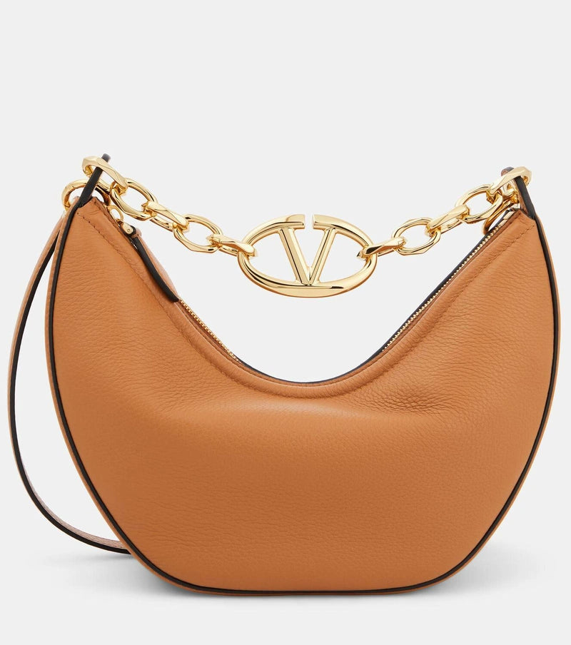 Valentino Garavani Small VLogo Moon Shoulder Bag