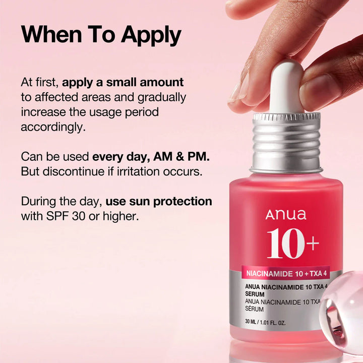 Anua - Niacinamide 10% + TXA 4% Serum