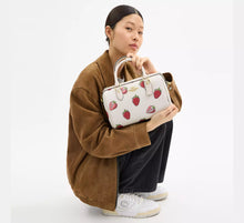 Load image into Gallery viewer, Coach Rowan Satchel Bag With Strawberry Print