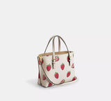 Coach Mollie Tote Bag 25 With Strawberry Print