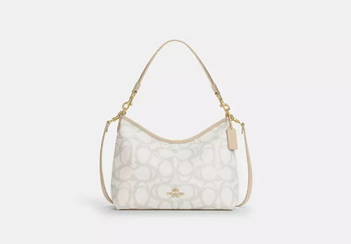 Coach Laurel Shoulder Bag In Sketch Signature Canvas