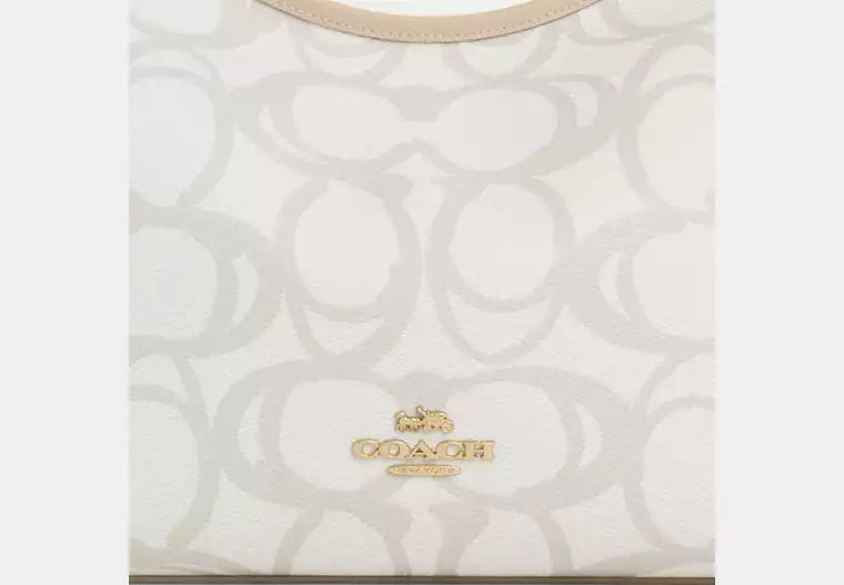 Coach Laurel Shoulder Bag In Sketch Signature Canvas