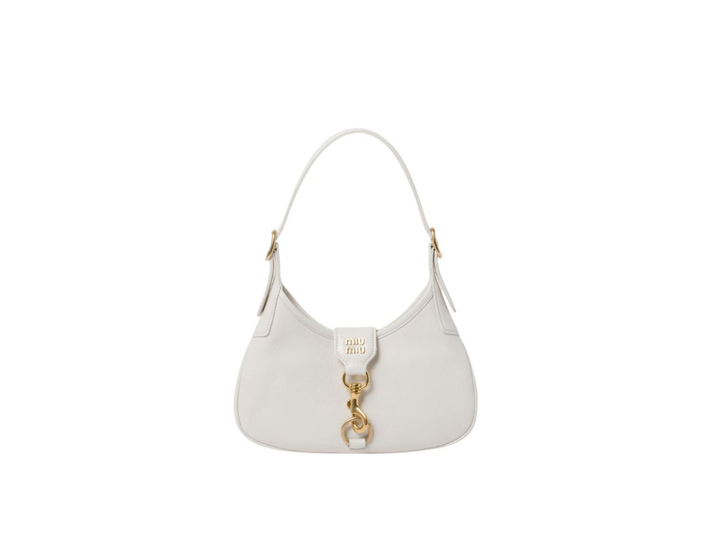 Miu Miu Madras Leather Hobo Bag