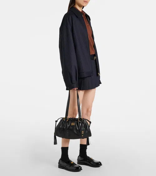 MIU MIU Joie nappa leather bag