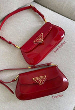 Load image into Gallery viewer, Prada Cleo Patent-leather Shoulder Bag in Red Lyst UK