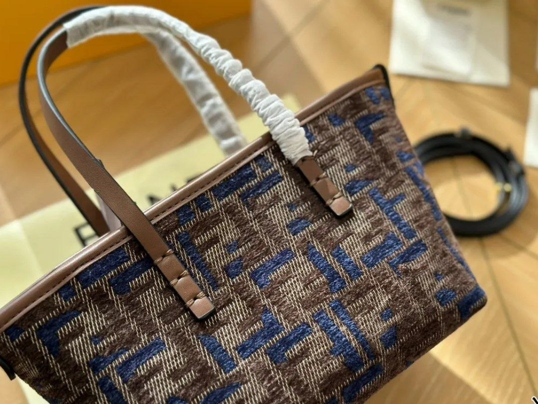 Fendi - Mini Roll Brown FF jacquard mini bag