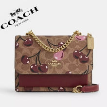 Load image into Gallery viewer, Klare Crossbody Bag In Signature Canvas With Cherry Print (without charm)